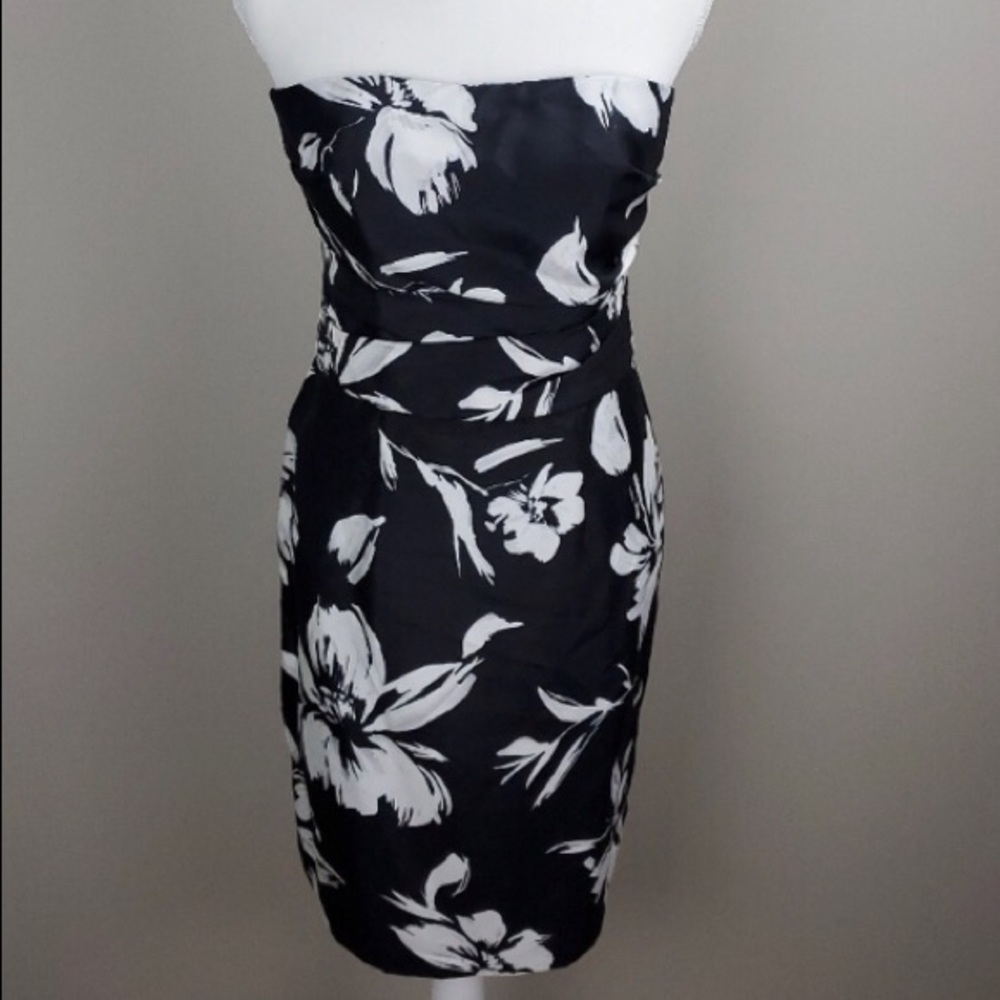 White House Black Market strapless dress